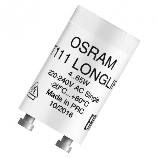ZAPŁONNIK 4-65W 80W ST111 OPAK. 25SZT/ (ZAMIENNIK S10) STARTER S10  - 4050300854045 - LEDVANCE