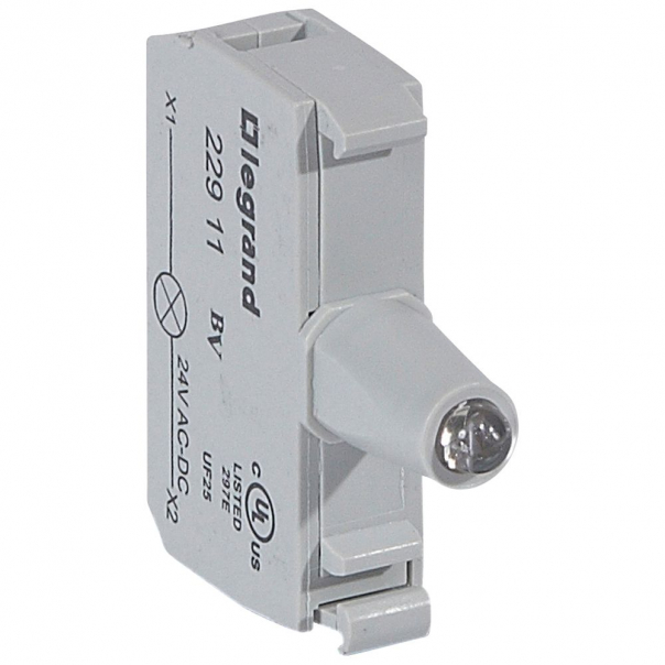 KORPUS DO GŁÓWEK PODŚWIETLANYCH CZERWONY 24 V, ZACISKI ŚRUBOWE OSMOZ - 022911 - LEGRAND
