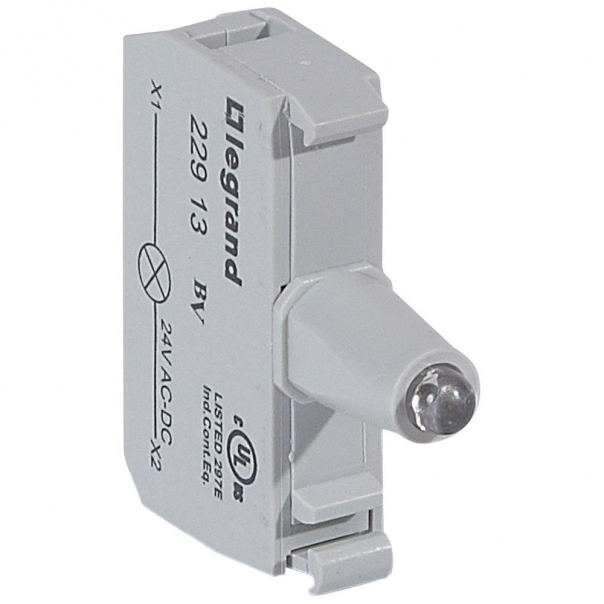 KORPUS DO GŁÓWEK PODŚWIETLANYCH NIEBIESKI 24 V, ZACISKI ŚRUBOWYCH OSMOZ - 022913 - LEGRAND