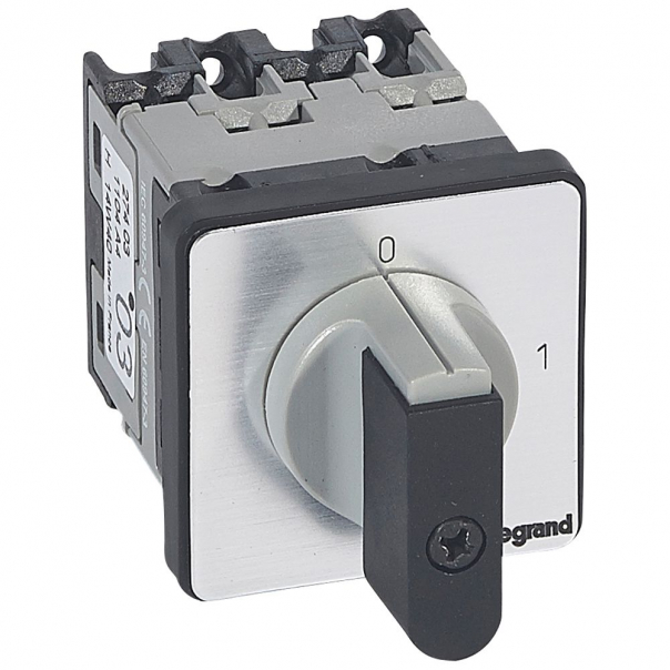 ŁĄCZNIK KRZYWKOWY 16A 4 BIEGUNY PROGRAM 0-1 PR12 - 027403 - LEGRAND