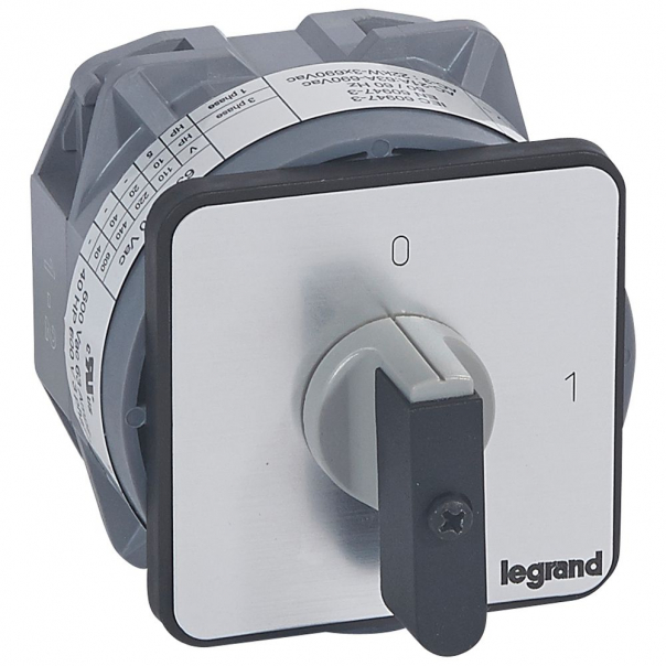 ŁĄCZNIK KRZYWKOWY 63A 2 BIEGUNY PROGRAM 0-1 PR63 - 027426 - LEGRAND