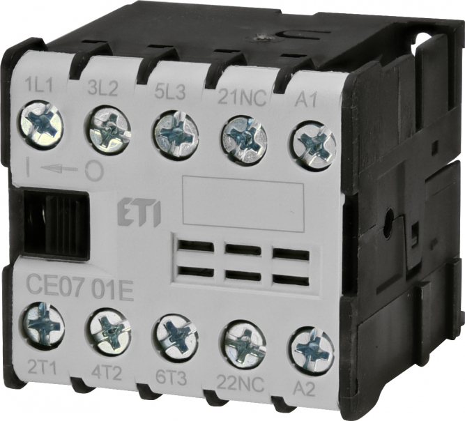 STYCZNIK SILNIKOWY-MINI CE07.01-400V-50/60HZ - 004641014 - ETI
