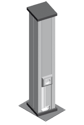 Słupek instalacyjny SPI250 1,00 mm - 911011 - BAKS