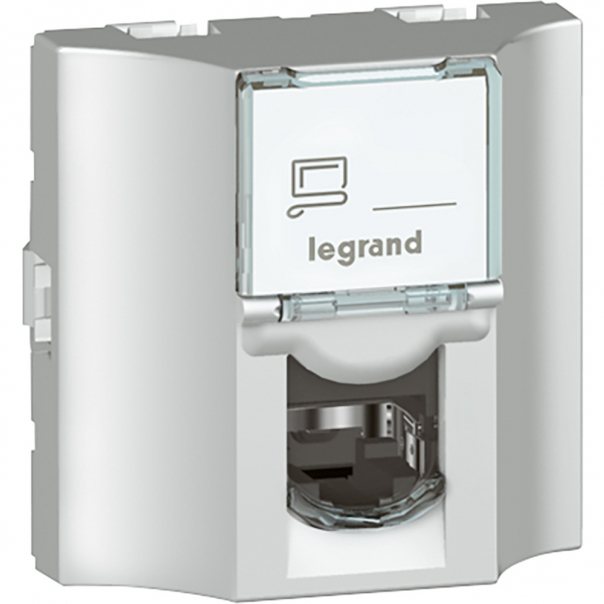 GNIAZDO PRZELOTOWE 1XRJ45 KAT.5E UTP 2M MOSAIC - 078624 - LEGRAND
