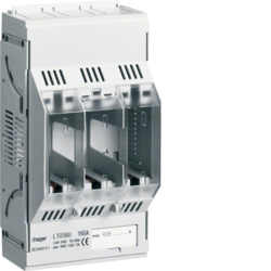 Podstawa bezpiecznikowa,NH00,3x160A montaż na szynach 60mm - LT056U - HAGER
