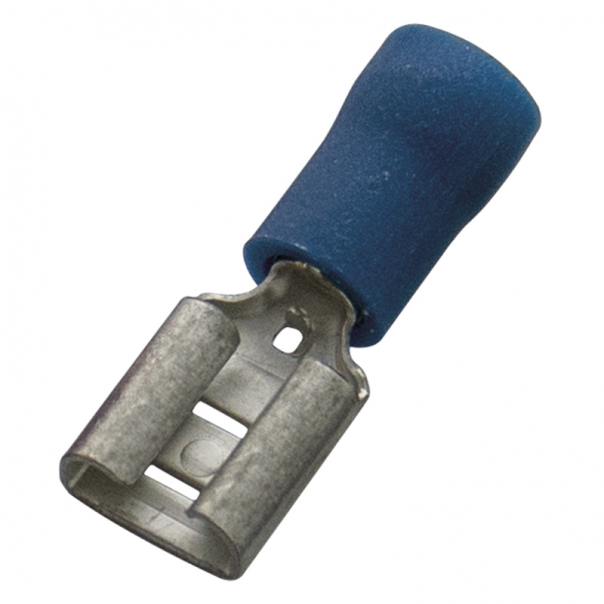NASUWKA IZOLOWANA 1,5-2,5/4,8 X 0,8 PVC NIEBIESKA 100 SZT. - 260390 - HAUPA
