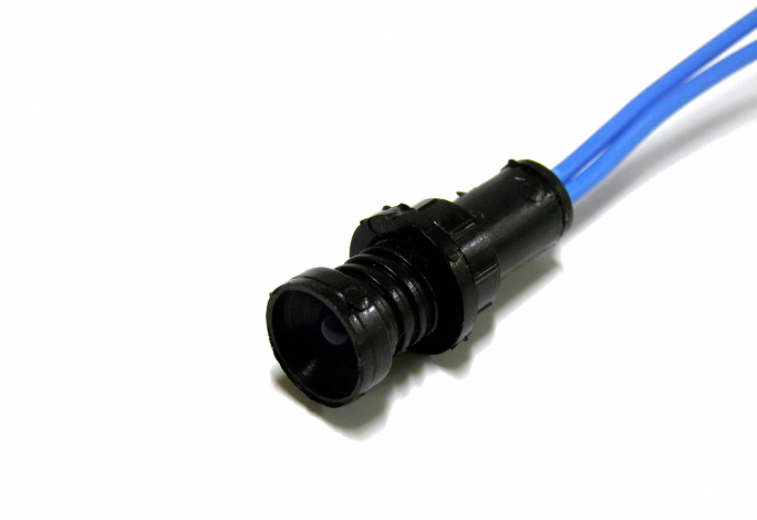 KONTROLKA DIODOWA, KLOSZ 5 MM, 230V NIEBIESKI KLP5B/230V - 84505003 - SIMET