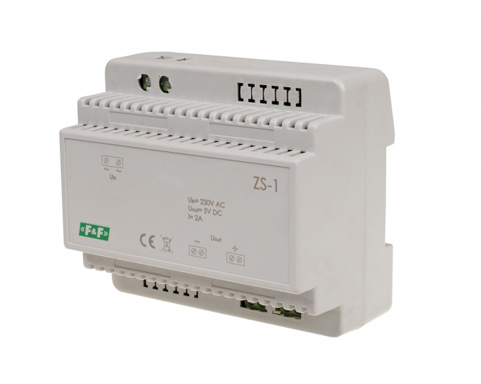 Zasilacz stabilizowany 5V DC 2A ZS-1 - ZS-1 - F&F