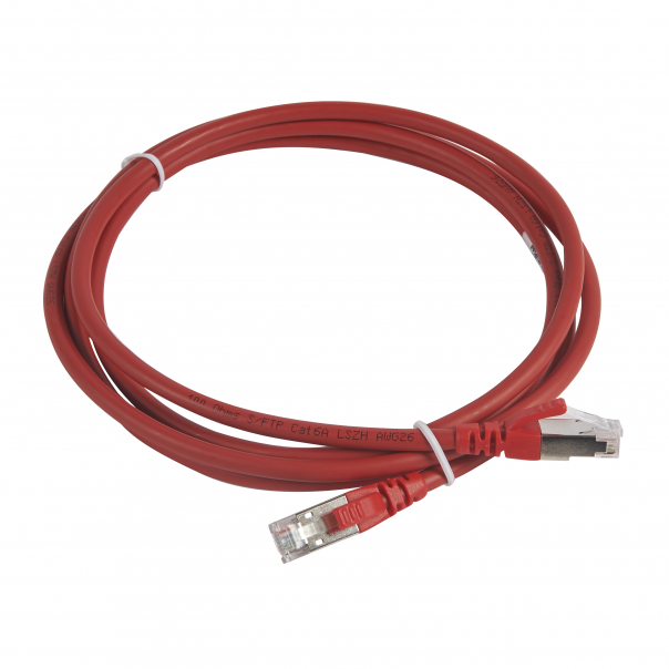 KABEL KROSOWY KAT. 6A S/FTP 2M LS0H CZERWONY LCS - 051871 - LEGRAND