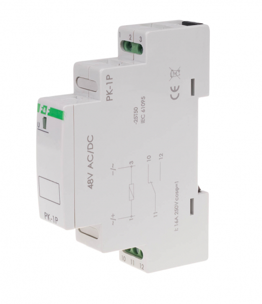 Przekaźnik elektromagnetyczny PK-1P 48 V - PK-1P-48V - F&F