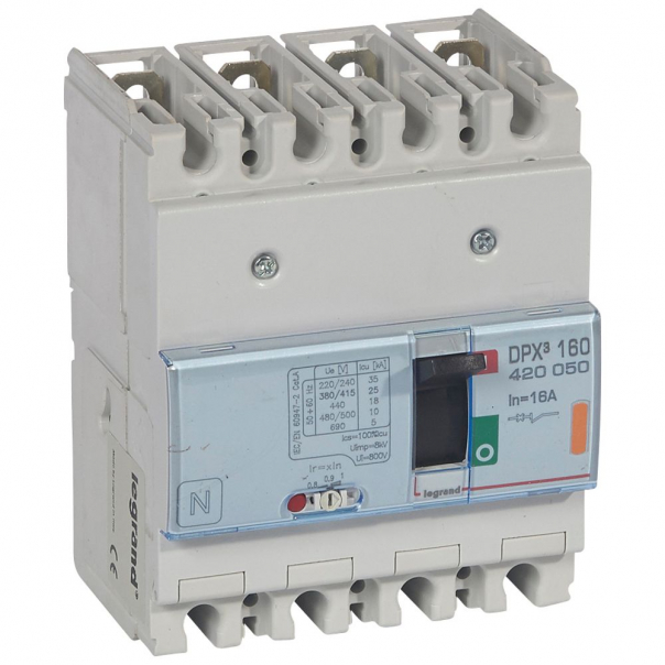 WYŁĄCZNIK 16A 4-POLOWY 25KA DPX3 160 - 420050 - LEGRAND
