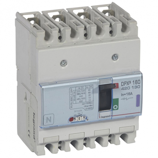 WYŁĄCZNIK 16A 4-POLOWY 50KA DPX3 160 - 420130 - LEGRAND