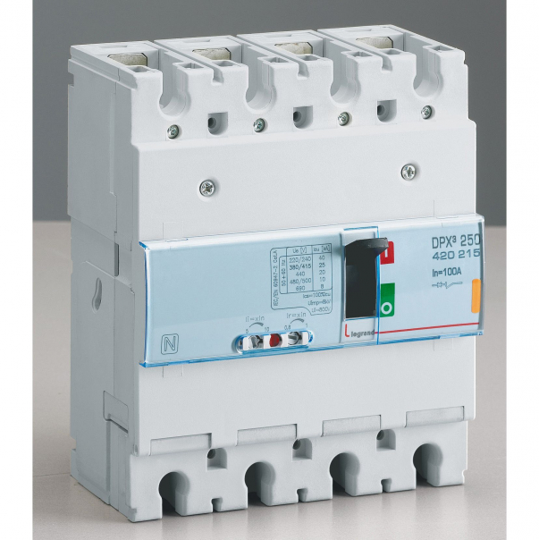 WYŁĄCZNIK 100A 4-POLOWY 25KA DPX3 250 - 420215 - LEGRAND