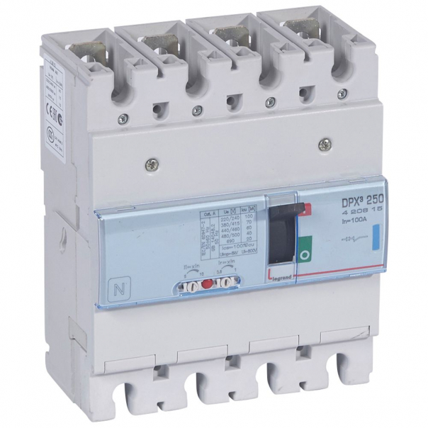 WYŁĄCZNIK 100A 4-POLOWY 70KA DPX3 250 - 420615 - LEGRAND
