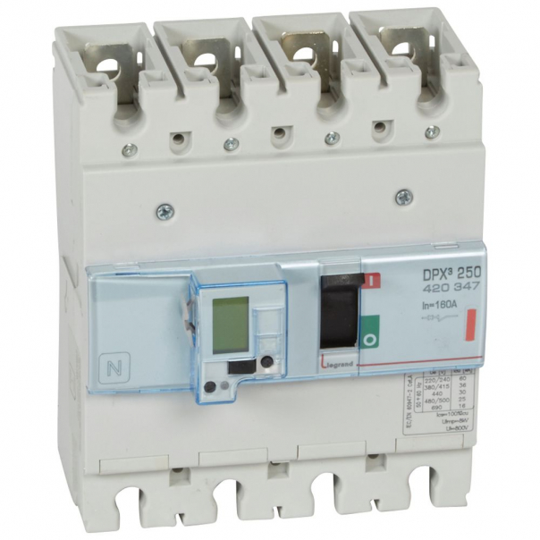 WYŁĄCZNIK MOCY 160A 4-POLOWY 36KA DPX3 250 EL - 420347 - LEGRAND