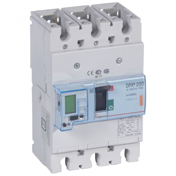 WYŁĄCZNIK MOCY 250A 3-POLOWY 25KA DPX3 250 EL+P - 420409 - LEGRAND
