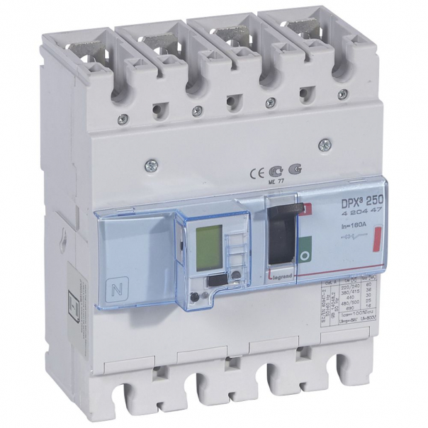 WYŁĄCZNIK MOCY 160A 4-POLOWY 36KA DPX3 250 EL+P - 420447 - LEGRAND
