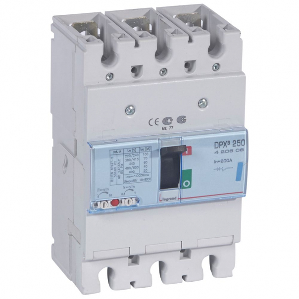 WYŁĄCZNIK MOCY 200A 3-POLOWY 70KA DPX3 250 - 420608 - LEGRAND