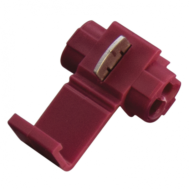 SZYBKOZŁĄCZKA 0,5-1,0 MM CZERWONA 100 SZT. - 260336 - HAUPA
