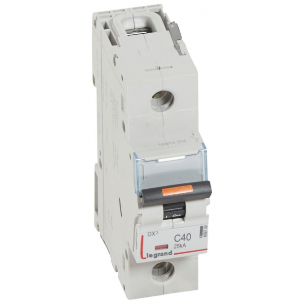 WYŁĄCZNIK NADPRĄDOWY C 40A 1-POLOWY 25KA DX3 S321 - 409759 - LEGRAND