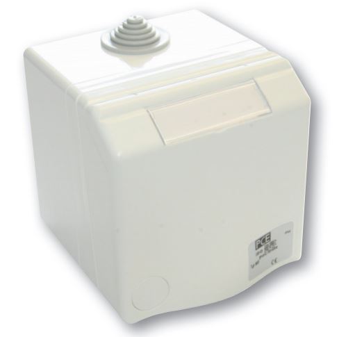 Gniazdo natynkowe przelotowe GS IP44 - 863108v - PCE