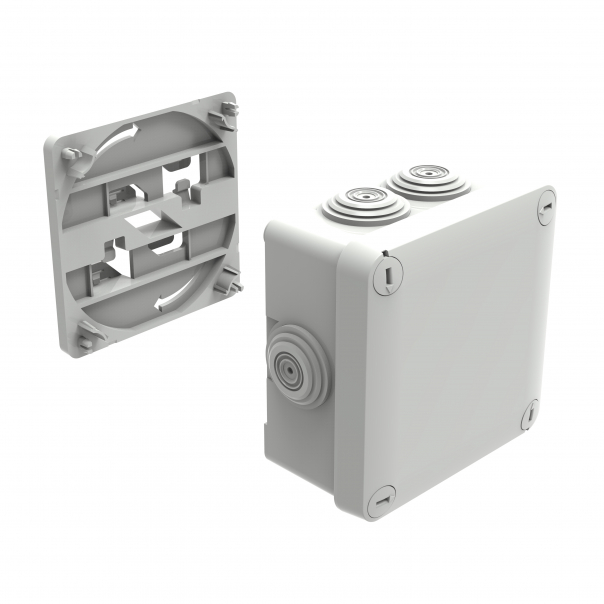 PUSZKA PLEXO + PODSTAWA DO SZYBKIEGO MONTAŻU 105MM. - CM350538 - LEGRAND
