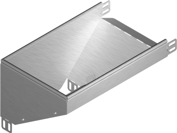 Kolanko redukcyjne lewe KRLBJ200H60 1,00 mm - 164301 - BAKS