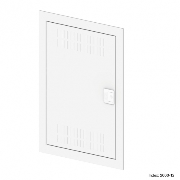 DRZWI 2/28 MULTIMEDIA METALOWE Z RAMĄ KOMPLETNE BIAŁY RAL 9016 MSF  - 2000-12 - ELEKTRO-PLAST NASIELSK