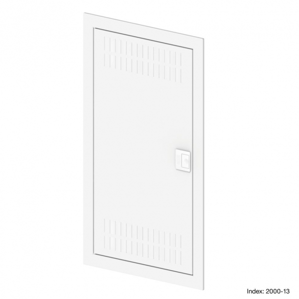 DRZWI 3/42 MULTIMEDIA METALOWE Z RAMĄ KOMPLETNE BIAŁY RAL 9016 MSF  - 2000-13 - ELEKTRO-PLAST NASIELSK