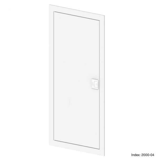 DRZWI 4/56 METALOWE Z RAMĄ KOMPLETNE BIAŁY RAL 9016 MSF  - 2000-04 - ELEKTRO-PLAST NASIELSK