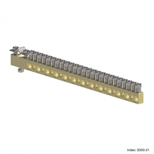 LISTWA ZACISKOWA L-26 MOSIĘŻNA MSF  - 2000-21 - ELEKTRO-PLAST NASIELSK