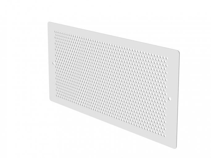 PŁYTA MONTAŻOWA MIKRO-PERFOROWANA UNIWERSALNA 270X124MM MULTIMEDIA BIAŁY RAL 9016 MSF  - 2000-27 - ELEKTRO-PLAST NASIELSK