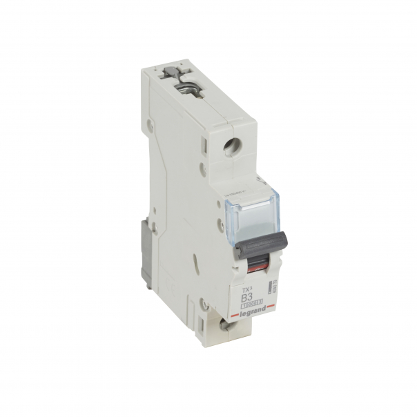 WYŁĄCZNIK NADPRĄDOWY B 3A 1 POLOWY CHARAKTERYSTYKA B SERII TX3 S311 - 404079 - LEGRAND
