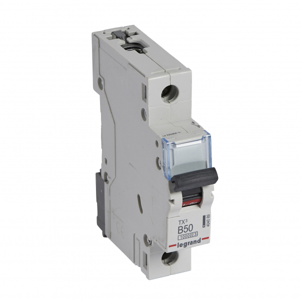 WYŁĄCZNIK NADPRĄDOWY B 50A 1 POLOWY CHARAKTERYSTYKA B SERII TX3 S311 - 404089 - LEGRAND