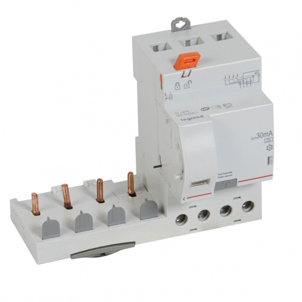 BLOK RÓŻNICOWY 63A 30MA 4-POLOWY TYP A SERII DX3 PR 304 - 410526 - LEGRAND