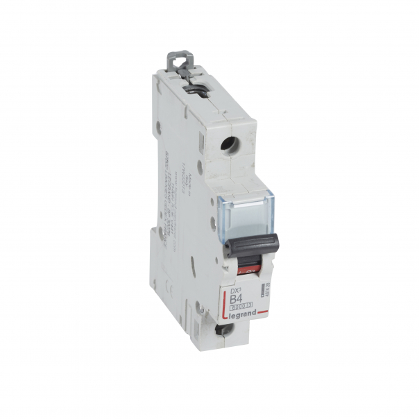 WYŁĄCZNIK NADPRĄDOWY B 4A 1-POLOWY SERII DX3 S 301 - 407428 - LEGRAND