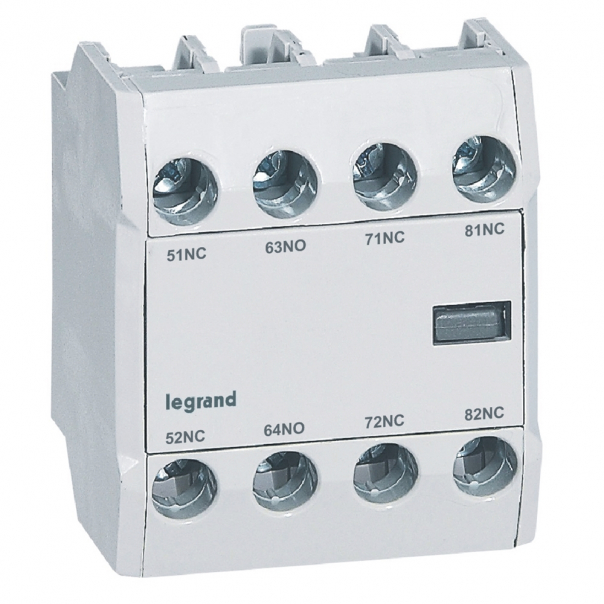 STYKI POMOCNICZE FRONTOWE (9-150A) 3-POLOWE / (40-135A)4-POLOWE 1NO 3NC CTX3 - 416856 - LEGRAND