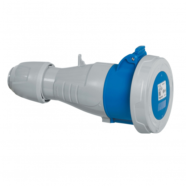 GNIAZDO PRZENOŚNE 32A 2 POLOWE Z USIEMIENIEM 230V IP67 - 555414 - LEGRAND