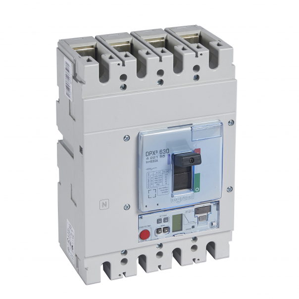 ROZŁĄCZNIK MOCY 630A 4 BIEGUNY PRĄD ZWARCIOWY 50KA DPX3 - 422155 - LEGRAND