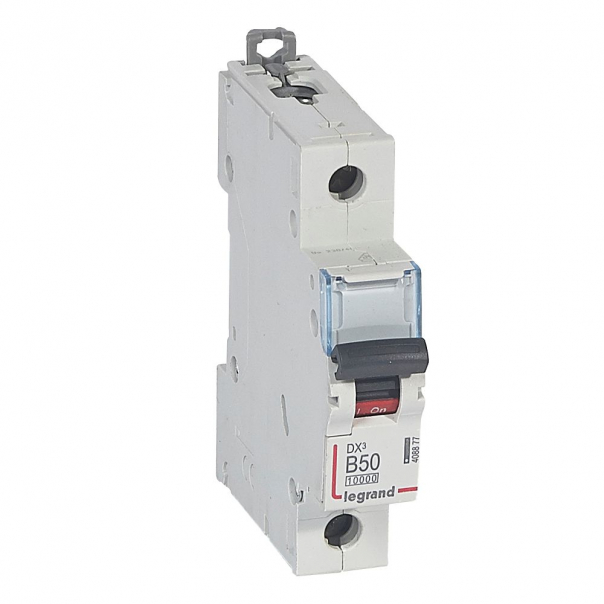 WYŁĄCZNIK NADPRĄDOWY B 50A 1 POLOWY CHARAKTERYSTYKA B SERII DX3 S 311 - 408877 - LEGRAND