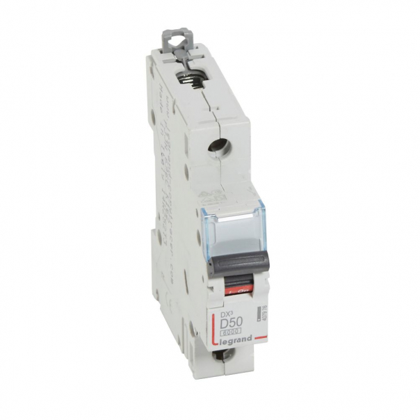 WYŁĄCZNIK NADPRĄDOWY D 50A 1 POLOWY CHARAKTERYSTYKA D SERII DX3 S 301 - 407976 - LEGRAND