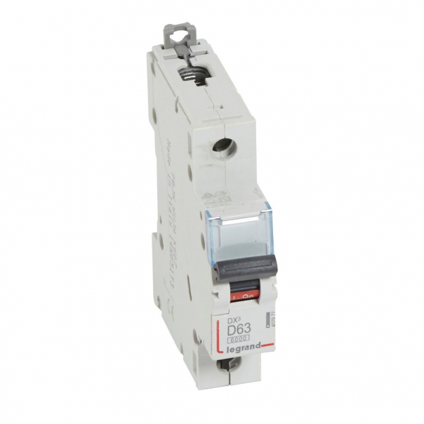 WYŁĄCZNIK NADPRĄDOWY D 63A 1 POLOWY CHARAKTERYSTYKA D SERII DX3 S 301 - 407977 - LEGRAND