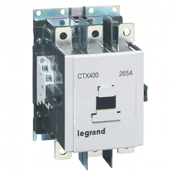 STYCZNIK MOCY 265A 3 POLOWY STYKI POMOCNICZE 2NO 2NC STEROWANIE 380V-450V AC CTX3 - 416309 - LEGRAND