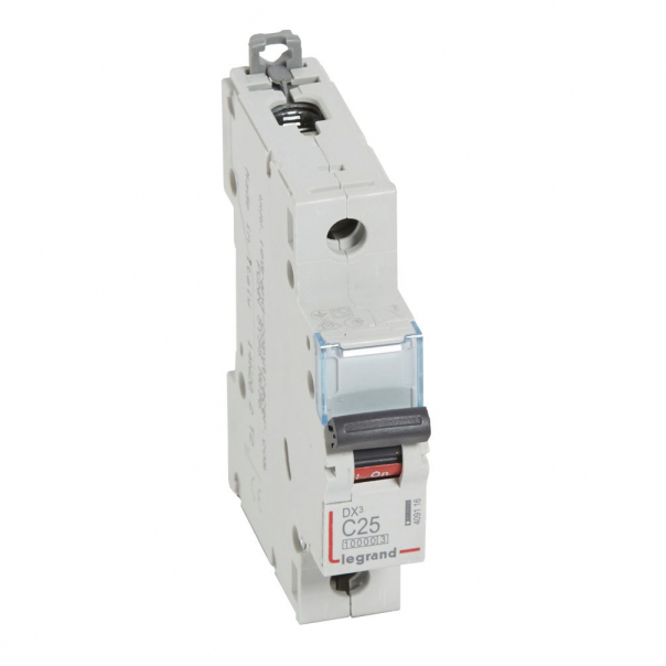 WYŁĄCZNIK NADPRĄDOWY C 25A 1 POLOWY CHARAKTERYSTYKA C SERII DX3 S311 - 409116 - LEGRAND