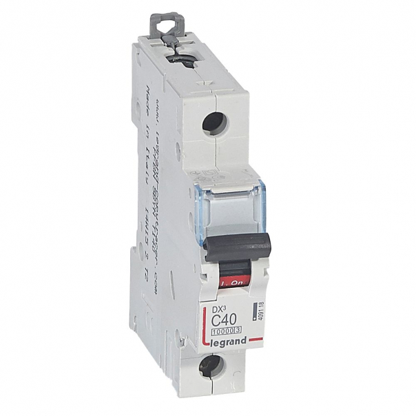 WYŁĄCZNIK NADPRĄDOWY C 40A 1 POLOWY CHARAKTERYSTYKA C SERII DX3 S311 - 409118 - LEGRAND