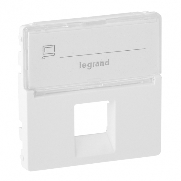 PLAKIETKA GNIAZDA RJ45 Z ETYKIETĄ VALENA LIFE - 755470 - LEGRAND