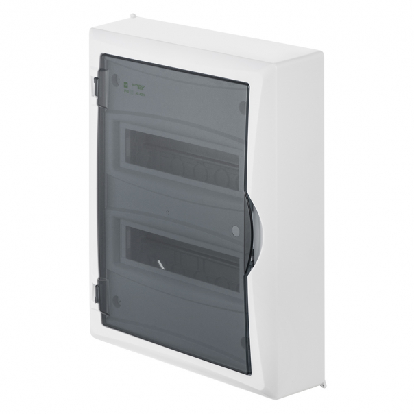 ROZDZIELNIA RN 2/24 (N+PE) L P 40 DRZWI TRANSPARENTNE DYMNE ECONOMIC BOX  - 2505-01 - ELEKTRO-PLAST NASIELSK