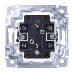 GNIAZDO PODWÓJNE Z UZIEMIENIEM 2X2P+Z ZACISKI ŚRUBOWE 16A 250V IP20 SISTENA LIFE - 775733 - LEGRAND