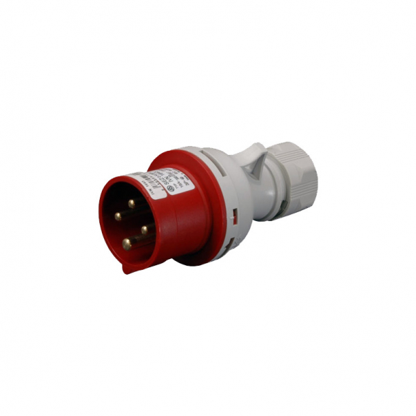 WTYCZKA SIŁOWA 32A/4P, IP44. - IVN 3243 - ORNO