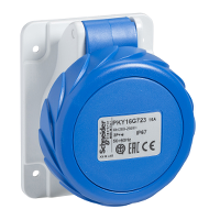 Gniazdo 16A 2P-E 200-250V IP67 50-60Hz - PKY16G723 - SCHNEIDER ELECTRIC